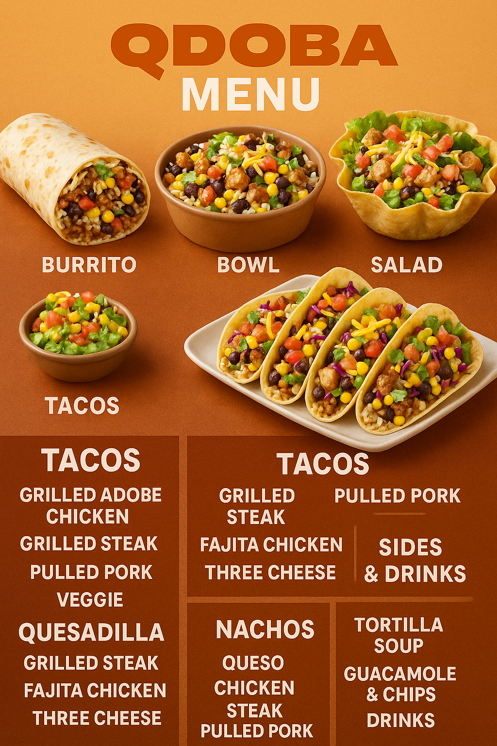 qdoba menu 2025